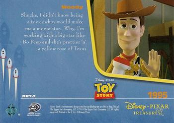 2004 Upper Deck Disney Pixar Treasures #DPT-2 Woody Back
