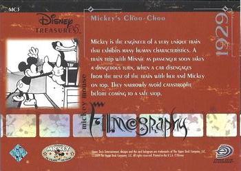 2004 Upper Deck Disney Treasures: Mickey - Celebrate 75 Years of Fun #MC3 Mickey's Choo-Choo Back