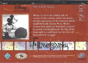2004 Upper Deck Disney Treasures: Mickey - Celebrate 75 Years of Fun #MC9 The Chain Gang Back