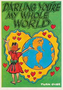 1960 Topps Funny Valentines #58A Darling You're My Whole World Front
