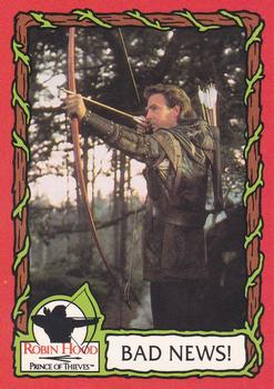 1991 Topps Robin Hood: Prince of Thieves (55) #43 Bad News! Front