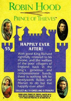 1991 Topps Robin Hood: Prince of Thieves (55) #55 Happily Ever After! Back