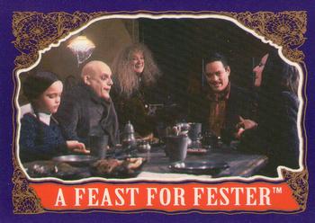 1991 Topps The Addams Family #34 A Feast for Fester Front