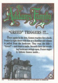 1991 Topps The Addams Family #36 