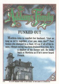1991 Topps The Addams Family #85 Funked-Out Gomez Back