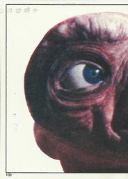 1982 Topps E.T. The Extraterrestrial Album Stickers #100 E.T. head shot (left) Front