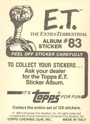 1982 Topps E.T. The Extraterrestrial Album Stickers #83 Jack-o-lantern Back