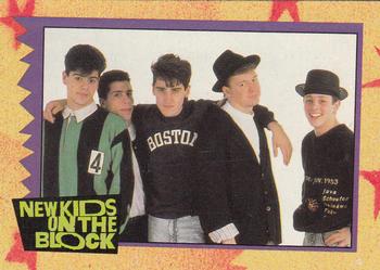 1989 Topps New Kids on the Block #1 New Kids Mania!!! Front
