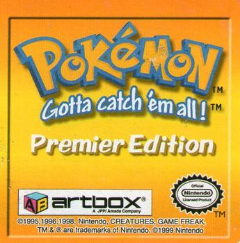 1999 Pokemon Action Flipz Premier Edition #39 #100 Voltorb #101 Electrode Back
