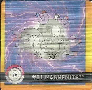 1999 Pokemon Action Flipz Premier Edition #26 #81 Magnemite #82 Magneton Front