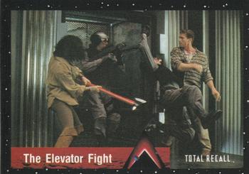 1990 Pacific Total Recall #92 The Elevator Fight Front