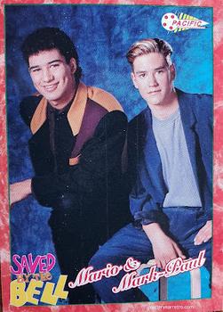 1992 Pacific Saved by the Bell #2 Mario & Mark-Paul Front
