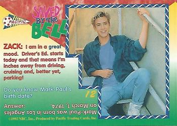 1992 Pacific Saved by the Bell #12 