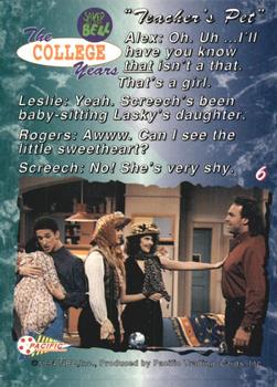 1994 Pacific Saved By The Bell: The College Years #6 
