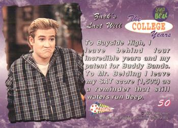 1994 Pacific Saved By The Bell: The College Years #50 