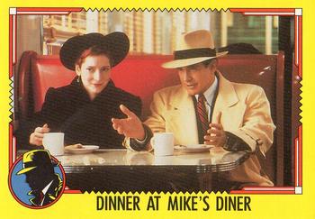 1990 O-Pee-Chee Dick Tracy Movie #27 Dinner at Mike's Diner Front