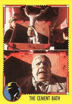 1990 O-Pee-Chee Dick Tracy Movie #31 The Cement Bath Front
