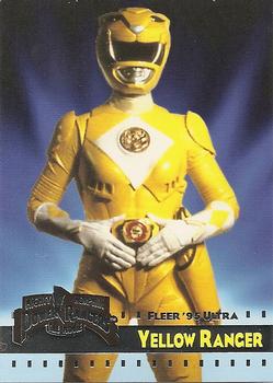 1995 Ultra Mighty Morphin Power Rangers: The Movie #3 Yellow Ranger Front