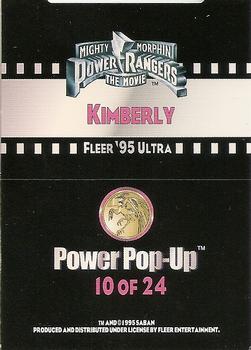1995 Ultra Mighty Morphin Power Rangers: The Movie - Power Pop-Ups #10 Kimberly Back