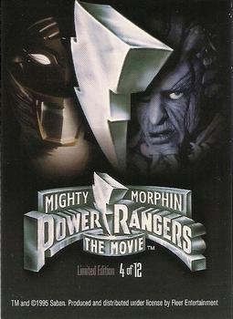1995 Ultra Mighty Morphin Power Rangers: The Movie - Holograms #4 The Pink Ninja Back