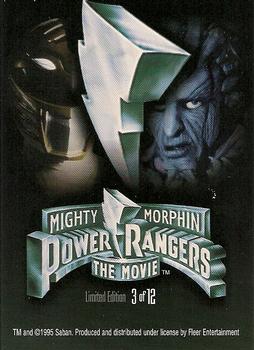1995 Ultra Mighty Morphin Power Rangers: The Movie - Holograms #3 The Red Ninja Back