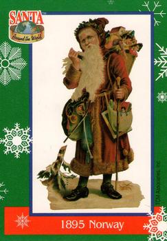 1995 TCM Santa Around the World: Santa & Snowflakes #1 1895 Norway Front