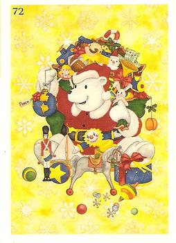 1995 TCM Santa Around the World: Santa & Snowflakes #72 Father Christmas Back