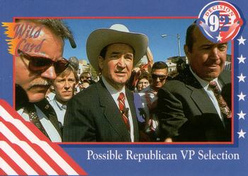 1992 Wild Card Decision '92 #53 Possible Republican VP Selection Front