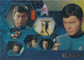 2001 Rittenhouse Star Trek 35th Anniversary HoloFEX #22 Dr. McCoy Front