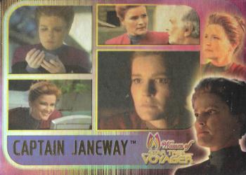 2001 Rittenhouse Women of Star Trek Voyager HoloFEX #1 Captain Janeway Front