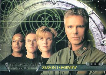 2001 Rittenhouse Stargate SG-1 Premiere Edition #1 Season 1 Overview Front
