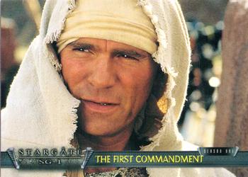 2001 Rittenhouse Stargate SG-1 Premiere Edition #7 The First Commandment Front