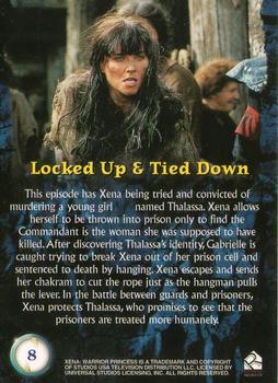 2001 Rittenhouse Xena Seasons 4 & 5 #8 Locked Up and Tied Down Back