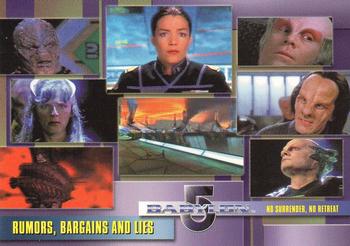 2002 Rittenhouse The Complete Babylon 5 #85 Rumors, Bargains and Lies Front