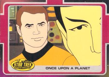 2003 Rittenhouse Star Trek: The Complete Star Trek: Animated Adventures  #80 Captain Kirk, Spock and Lt. Uhura learn that t Front