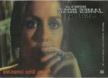 2003 Rittenhouse The Women of James Bond in Motion #30 Barbara Bach as Anya Amasova Back