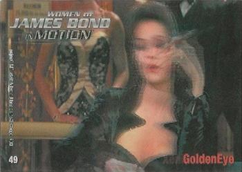2003 Rittenhouse The Women of James Bond in Motion #49 Famke Janssen as Xenia Onatopp Front