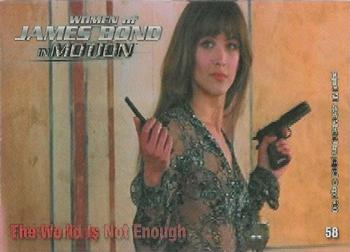 2003 Rittenhouse The Women of James Bond in Motion #58 Sophie Marceau as Elektra King Front