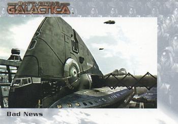2005 Rittenhouse Battlestar Galactica Premiere Edition #9 Bad News Front
