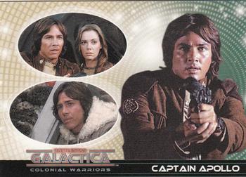 2006 Rittenhouse Battlestar Galactica: Colonial Warriors #2 Captain Apollo Front
