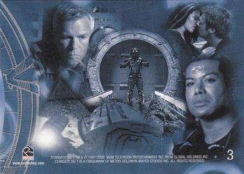 2006 Rittenhouse Stargate SG-1 Season 8 #3 (Title triptych: Jackson) Back