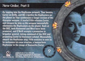 2006 Rittenhouse Stargate SG-1 Season 8 #9 By tapping into the Replicator network, Thor Back