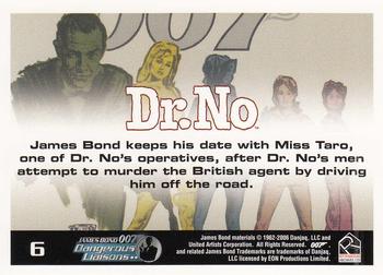 2006 Rittenhouse James Bond Dangerous Liaisons #6 James Bond keeps his date with Miss Taro, one Back