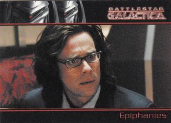 2007 Rittenhouse Battlestar Galactica Season Two #42 An even more ominous threat emerged when Bal Front