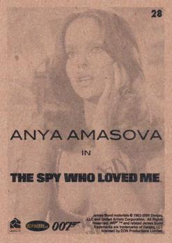 2009 Rittenhouse James Bond Archives #28 Anya Amasova in The Spy Who Loved Me Back