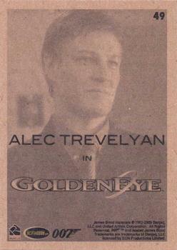 2009 Rittenhouse James Bond Archives #49 Alec Trevelyan in Goldeneye Back