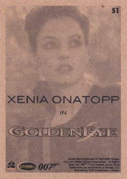 2009 Rittenhouse James Bond Archives #51 Xenia Onatopp in Goldeneye Back