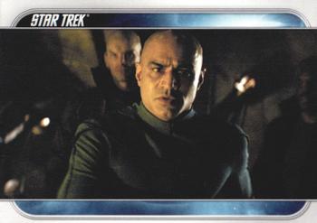 2009 Rittenhouse Star Trek Movie Cards #08 U.S.S. Kelvin Captain Robau boards the Romulan Front