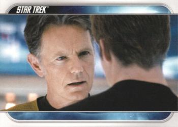 2009 Rittenhouse Star Trek Movie Cards #42 Captain Pike confronts cadet Kirk Front