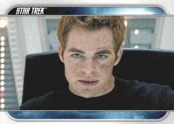 2009 Rittenhouse Star Trek Movie Cards #79 Kirk takes command of the Enterprise. Front